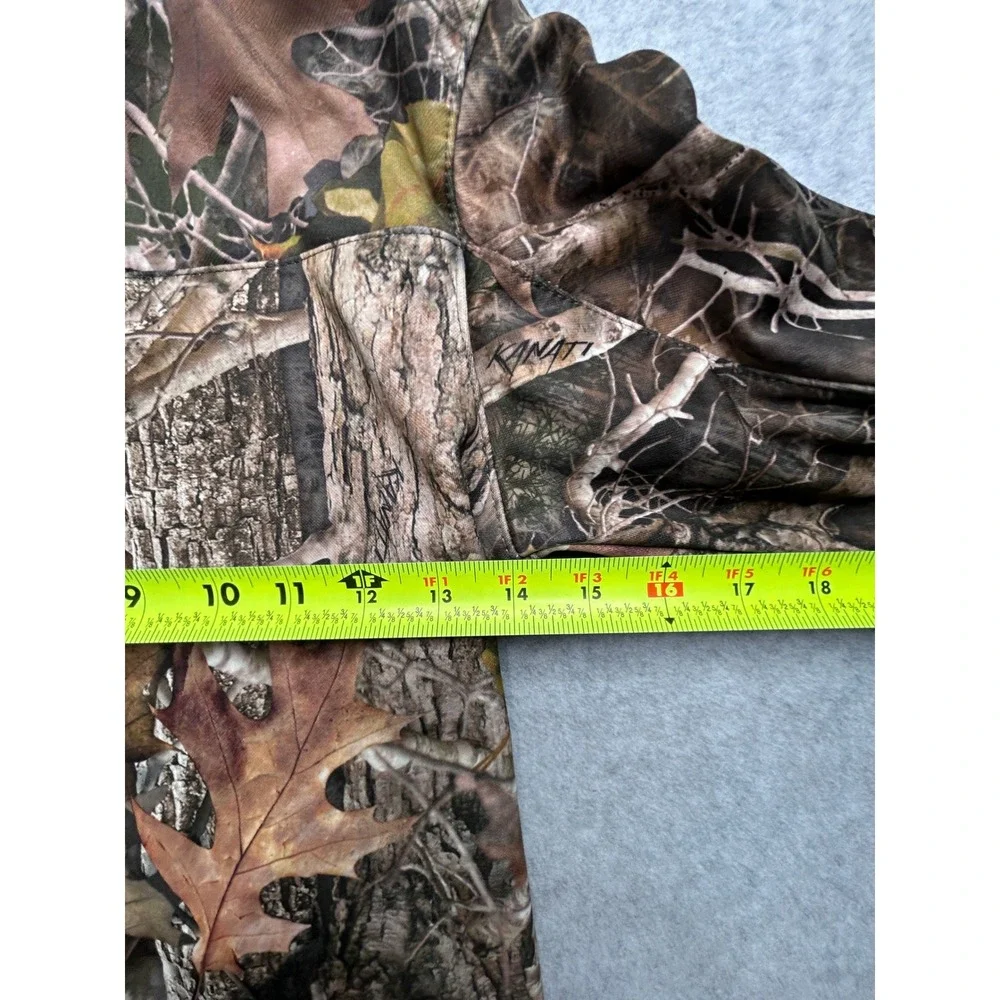 RedHead Youth Medium Kanati Camo Quarter Zip Fleece Hoodie Hunting Jacket